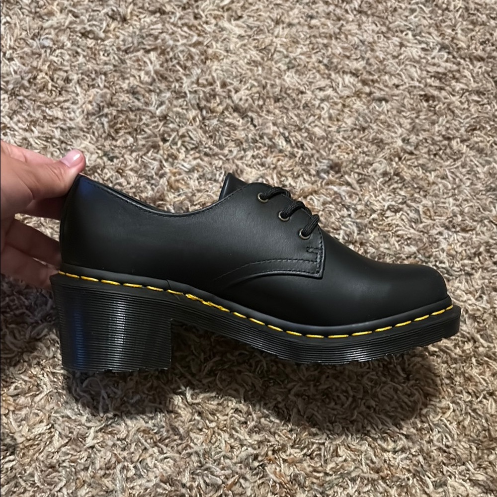Dr. Martens Black Shoes with Heel, loafers
